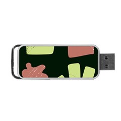 Elements Scribbles Wiggly Line Portable Usb Flash (two Sides) by Cemarart