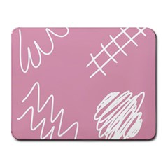 Elements Scribble Wiggly Lines Small Mousepad