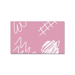 Elements Scribble Wiggly Lines Sticker Rectangular (10 Pack) by Cemarart