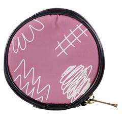 Elements Scribble Wiggly Lines Mini Makeup Bag by Cemarart