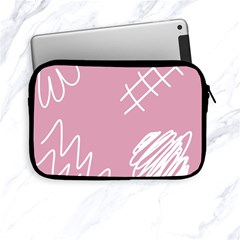 Elements Scribble Wiggly Lines Apple Ipad Mini Zipper Cases by Cemarart