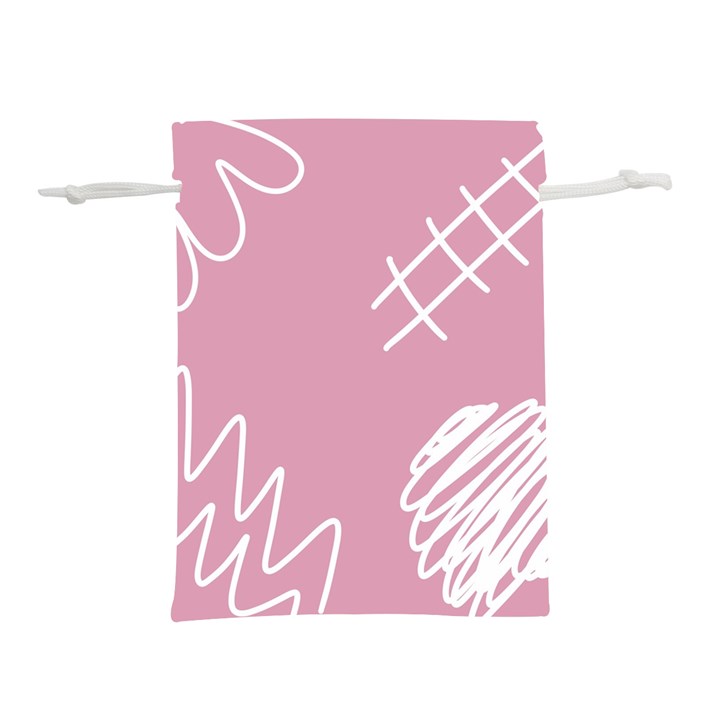 Elements Scribble Wiggly Lines Lightweight Drawstring Pouch (M)