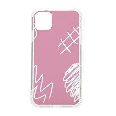 Elements Scribble Wiggly Lines Iphone 11 Tpu Uv Print Case by Cemarart