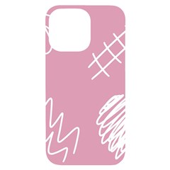 Elements Scribble Wiggly Lines Iphone 14 Pro Max Black Uv Print Case by Cemarart