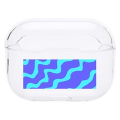 Purple Mint Turquoise Background Hard Pc Airpods Pro Case