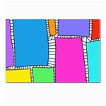 Shapes Texture Colorful Cartoon Postcards 5  x 7  (Pkg of 10) Front