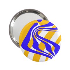 Print Pattern Warp Lines 2.25  Handbag Mirrors