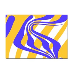 Print Pattern Warp Lines Sticker A4 (10 pack)