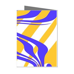 Print Pattern Warp Lines Mini Greeting Cards (Pkg of 8)