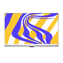 Print Pattern Warp Lines Business Card Holder