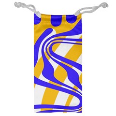 Print Pattern Warp Lines Jewelry Bag by Cemarart