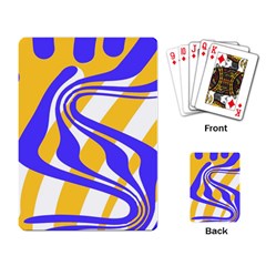 Print Pattern Warp Lines Playing Cards Single Design (Rectangle)