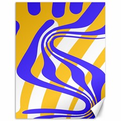 Print Pattern Warp Lines Canvas 12  x 16 