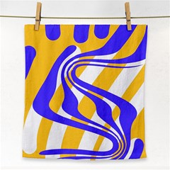 Print Pattern Warp Lines Face Towel