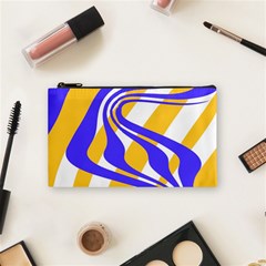 Print Pattern Warp Lines Cosmetic Bag (Small)