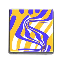 Print Pattern Warp Lines Memory Card Reader (Square 5 Slot)