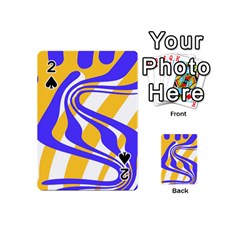 Print Pattern Warp Lines Playing Cards 54 Designs (Mini)