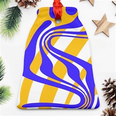 Print Pattern Warp Lines Ornament (Bell)