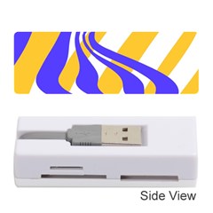 Print Pattern Warp Lines Memory Card Reader (stick) by Cemarart