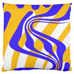 Print Pattern Warp Lines Large Cushion Case (Two Sides)