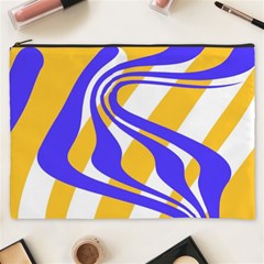 Print Pattern Warp Lines Cosmetic Bag (XXXL)