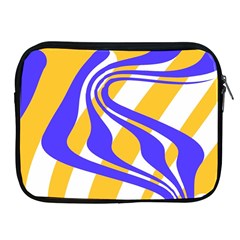 Print Pattern Warp Lines Apple iPad 2/3/4 Zipper Cases