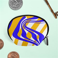 Print Pattern Warp Lines Accessory Pouch (small) by Cemarart