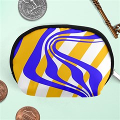 Print Pattern Warp Lines Accessory Pouch (medium) by Cemarart