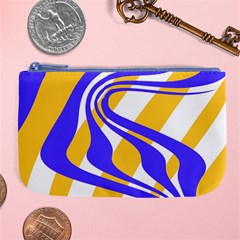 Print Pattern Warp Lines Large Coin Purse by Cemarart