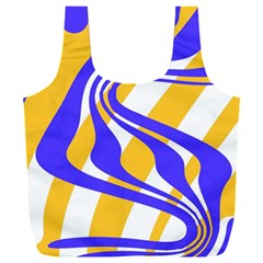 Print Pattern Warp Lines Full Print Recycle Bag (XXL)