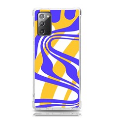 Print Pattern Warp Lines Samsung Galaxy Note 20 TPU UV Case