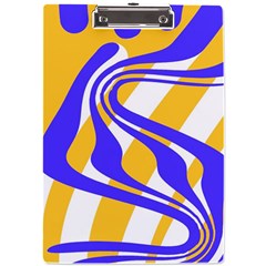 Print Pattern Warp Lines A4 Acrylic Clipboard