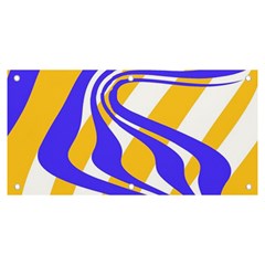 Print Pattern Warp Lines Banner and Sign 6  x 3 