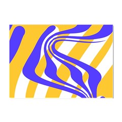 Print Pattern Warp Lines Crystal Sticker (A4)