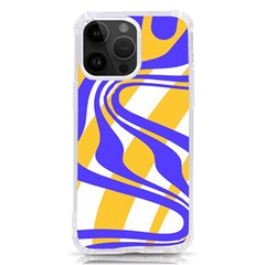 Print Pattern Warp Lines iPhone 14 Pro Max TPU UV Print Case