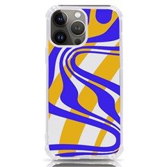 Print Pattern Warp Lines iPhone 13 Pro Max TPU UV Print Case