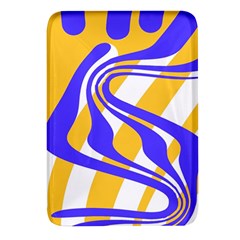 Print Pattern Warp Lines Rectangular Glass Fridge Magnet (4 pack)