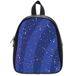 Texture Multicolour Ink Dip Flare School Bag (Small) Front