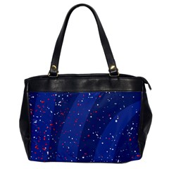 Texture Multicolour Ink Dip Flare Oversize Office Handbag by Cemarart