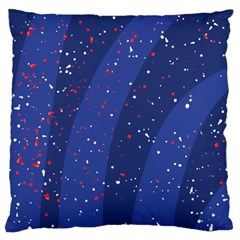 Texture Multicolour Ink Dip Flare Large Cushion Case (one Side) by Cemarart