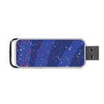 Texture Multicolour Ink Dip Flare Portable USB Flash (Two Sides) Front