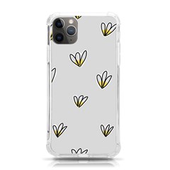 Pattern Leaves Daisies Print Iphone 11 Pro Max 6 5 Inch Tpu Uv Print Case by Cemarart