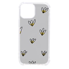 Pattern Leaves Daisies Print Iphone 13 Mini Tpu Uv Print Case