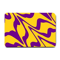 Waves Pattern Lines Wiggly Small Doormat by Cemarart