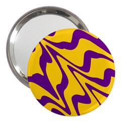 Waves Pattern Lines Wiggly 3  Handbag Mirrors by Cemarart