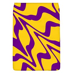 Waves Pattern Lines Wiggly Removable Flap Cover (l) by Cemarart