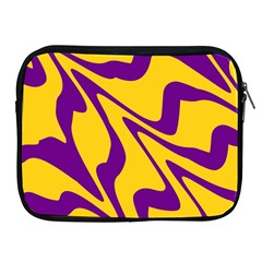 Waves Pattern Lines Wiggly Apple Ipad 2/3/4 Zipper Cases by Cemarart