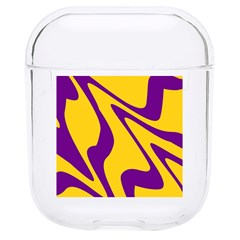 Waves Pattern Lines Wiggly Hard Pc Airpods 1/2 Case by Cemarart