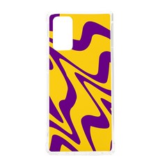 Waves Pattern Lines Wiggly Samsung Galaxy Note 20 Tpu Uv Case by Cemarart