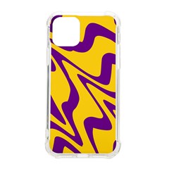 Waves Pattern Lines Wiggly Iphone 11 Pro 5 8 Inch Tpu Uv Print Case by Cemarart